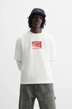 Discount CAMISETA FOTOGRAFÍA ANIMAL Hombre Camisetas