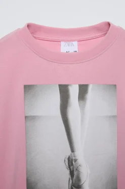 Niños ZARA 6 - 14 Años·Camisetas<CAMISETA FOTOGRAFÍA BALLET
