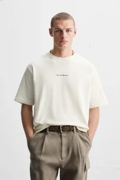 Best CAMISETA FOTOGRAFÍA BORDADA Hombre Camisetas