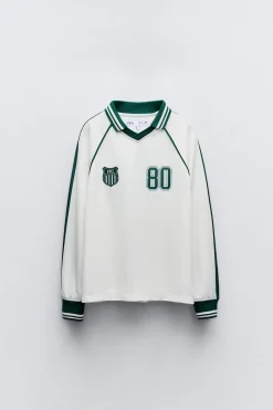 Niños ZARA 6 - 14 Años·Camisetas<CAMISETA FUTBOL PARCHE