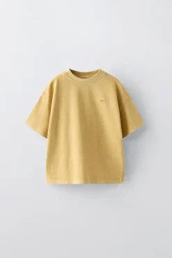 Niños ZARA 1½ - 6 Años·Camisetas|1½ - 6 Años·Camisetas<CAMISETA GARMENT DYE BORDADO