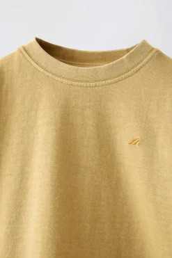 Niños ZARA 1½ - 6 Años·Camisetas|1½ - 6 Años·Camisetas<CAMISETA GARMENT DYE BORDADO