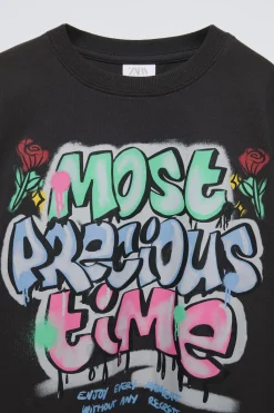 Niños ZARA 6 - 14 Años·Camisetas<CAMISETA GRAFFITI