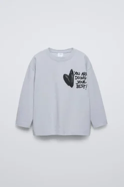 Niños ZARA 6 - 14 Años·Camisetas<CAMISETA GRAFFITI CORAZÓN