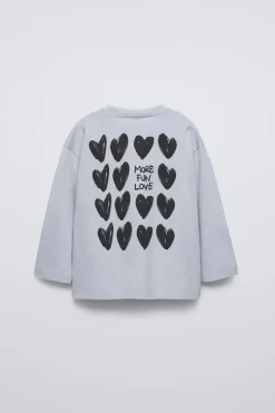 Niños ZARA 6 - 14 Años·Camisetas<CAMISETA GRAFFITI CORAZÓN