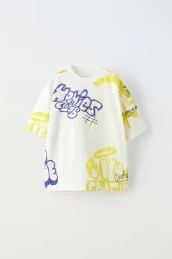 Niños ZARA 6 - 14 Años·Camisetas<CAMISETA GRAFITTI