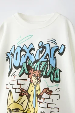 Niños ZARA 6 - 14 Años·Camisetas|6 - 14 Años·Camisetas<CAMISETA GRAFITTI ZOOTOPIA © DISNEY