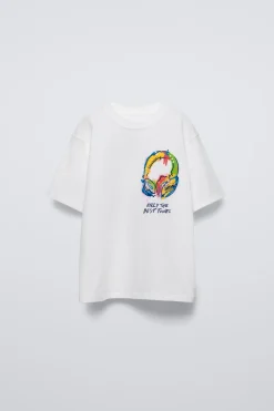 Niños ZARA 6 - 14 Años·Camisetas<CAMISETA GRÁFICO CASCOS
