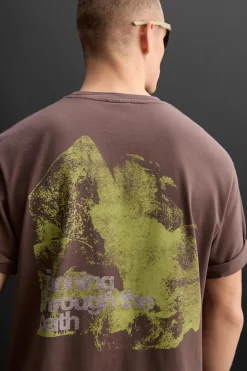 Sale CAMISETA GRÁFICOS COMBINADOS Hombre Camisetas