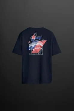 New CAMISETA GRÁFICOS PARÍS Hombre Camisetas