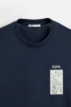 New CAMISETA GRÁFICOS SQIRL Hombre Camisetas