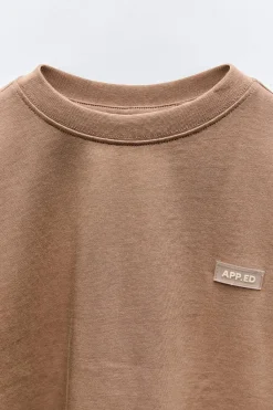 Niños ZARA 6 - 14 Años·Camisetas<CAMISETA HEAVY JERSEY ETIQUETA