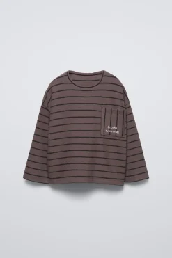 Niños ZARA 1½ - 6 Años·Camisetas|1½ - 6 Años·Camisetas<CAMISETA HEAVY JERSEY RAYAS