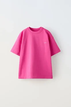 Niños ZARA 6 - 14 Años·Camisetas<CAMISETA HEAVY WEIGHT BORDADO