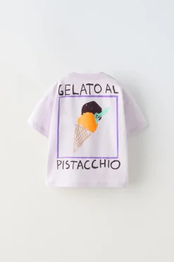 Niños ZARA 1½ - 6 Años·Camisetas|6 - 18 Meses·Camisetas<CAMISETA HELADO