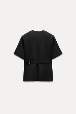 Outlet CAMISETA HOMBRERAS HEBILLA Mujer Tops / Bodies