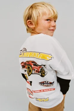 Niños ZARA 1½ - 6 Años·Camisetas|1½ - 6 Años·Licencias<CAMISETA HOT WHEELS™ MATTEL