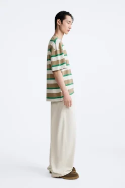 Discount CAMISETA JACQUARD RAYAS Hombre Camisetas