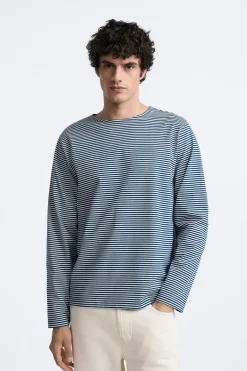 Fashion CAMISETA JACQUARD RAYAS Hombre Camisetas