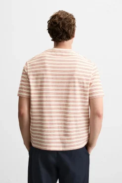 Hot CAMISETA JACQUARD RAYAS Hombre Camisetas