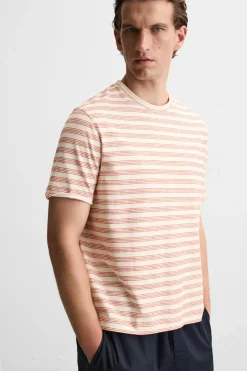 Hot CAMISETA JACQUARD RAYAS Hombre Camisetas