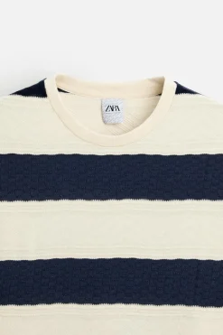 Best CAMISETA JACQUARD RAYAS Hombre Camisetas