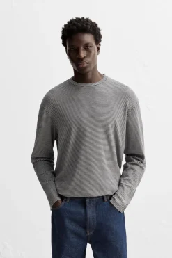 New CAMISETA JACQUARD RAYAS Hombre Camisetas