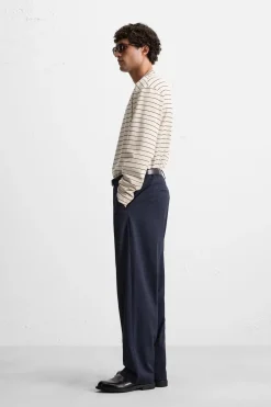 Discount CAMISETA JACQUARD RAYAS Hombre Camisetas