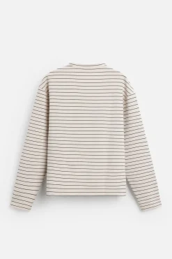 Discount CAMISETA JACQUARD RAYAS Hombre Camisetas