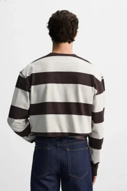 New CAMISETA JACQUARD RAYAS Hombre Camisetas