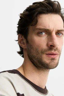 New CAMISETA JACQUARD RAYAS Hombre Camisetas