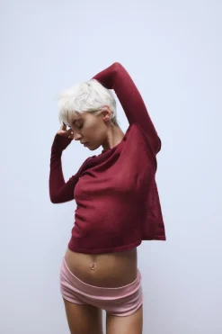 Best CAMISETA LANA 100% Mujer Lenceria