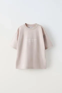 Niños ZARA 6 - 14 Años·Camisetas<CAMISETA LAVADA ETIQUETA