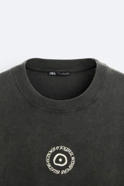 Outlet CAMISETA LAVADA TEXTOS Hombre Camisetas