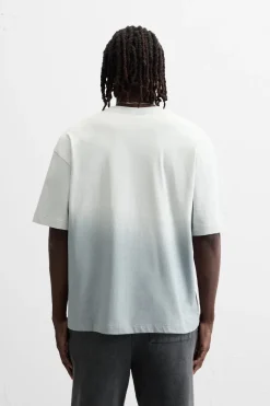 Fashion CAMISETA LAVADA TEXTOS Hombre Camisetas