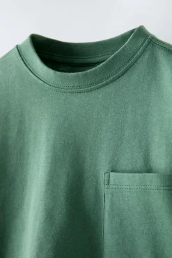 Niños ZARA 1½ - 6 Años·Camisetas|1½ - 6 Años·Camisetas<CAMISETA LISA BOLSILLO