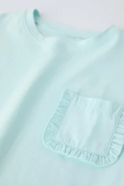 Niños ZARA 1½ - 6 Años·Camisetas|6 - 18 Meses·Camisetas<CAMISETA LISA BOLSILLO