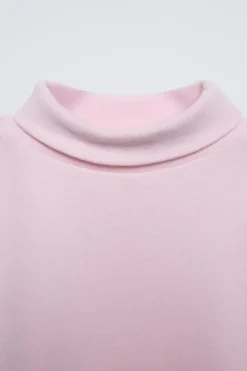 Niños ZARA 1½ - 6 Años·Camisetas|1½ - 6 Años·Camisetas<CAMISETA LISA CUELLO VUELTO