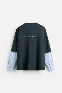 Clearance CAMISETA MANGA COMBINADA Hombre Camisetas