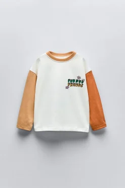 Niños ZARA 1½ - 6 Años·Camisetas|1½ - 6 Años·Camisetas<CAMISETA MANGAS ELEFANTE