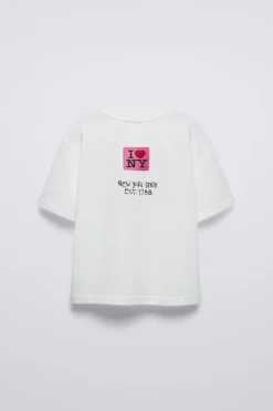 Niños ZARA 6 - 14 Años·Camisetas|6 - 14 Años·Camisetas<CAMISETA MANZANA NUEVA YORK