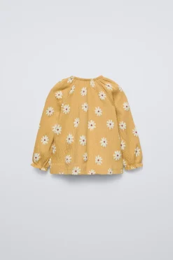Niños ZARA 6 - 18 Meses·Conjuntos|6 - 18 Meses·Camisetas<CAMISETA MARGARITAS