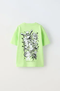 Niños ZARA 6 - 14 Años·Camisetas<CAMISETA MINECRAFT © MOJANG AB. ™