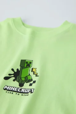 Niños ZARA 6 - 14 Años·Camisetas<CAMISETA MINECRAFT © MOJANG AB. ™