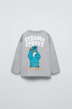 Niños ZARA 1½ - 6 Años·Camisetas|1½ - 6 Años·Licencias<CAMISETA MONSTRUO GALLETAS BARRIO SÉSAMO ©