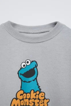 Niños ZARA 1½ - 6 Años·Camisetas|1½ - 6 Años·Licencias<CAMISETA MONSTRUO GALLETAS BARRIO SÉSAMO ©
