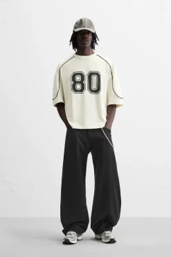 Clearance CAMISETA NÚMERO CONTRASTE Hombre Camisetas