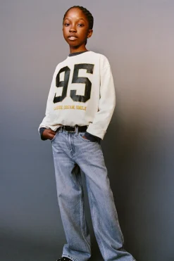 Niños ZARA 6 - 14 Años·Camisetas<CAMISETA NÚMERO PUNTILLA