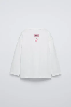 Niños ZARA 6 - 14 Años·Camisetas<CAMISETA OSO CORAZONES