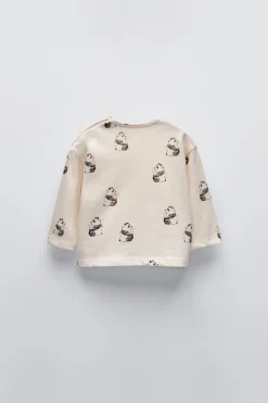 Niños ZARA 6 - 18 Meses·Camisetas|6 - 18 Meses·Camisas<CAMISETA OSOS PANDA
